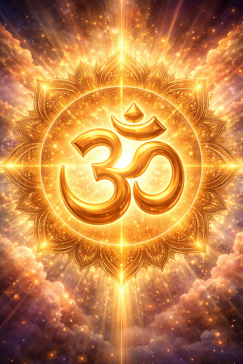 Sacred Om Symbol Digital Art